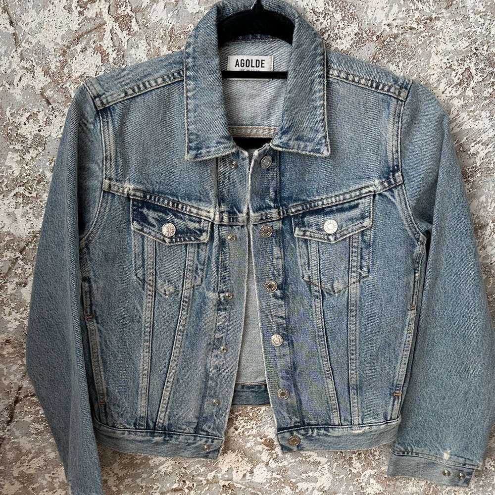 Agolde Light Blue Denim Jacket
